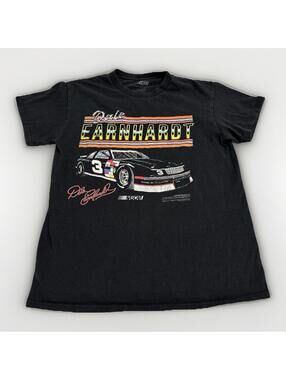 Men’s NASCAR Dale Earnhardt Black Graphic #3 Car T-Shirt Size Small